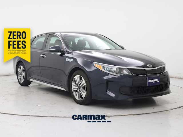 Blue 2018 Kia Optima Hybrid Sedan Front-Wheel Drive Automatic