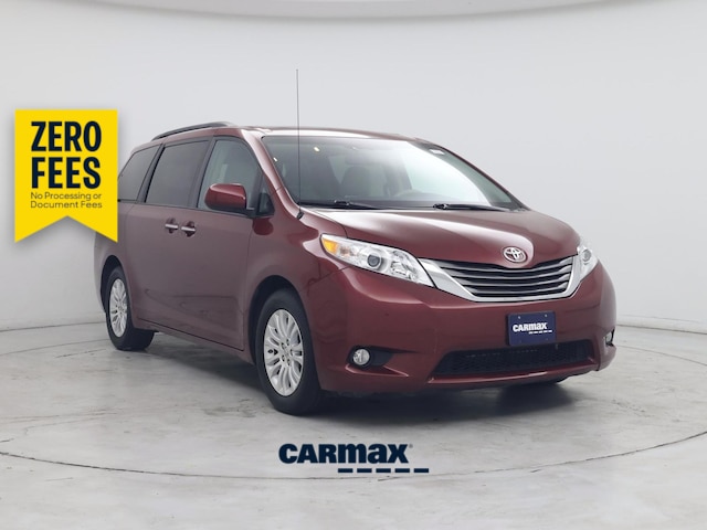 Red 2014 Toyota Sienna Minivan Front-Wheel Drive Automatic