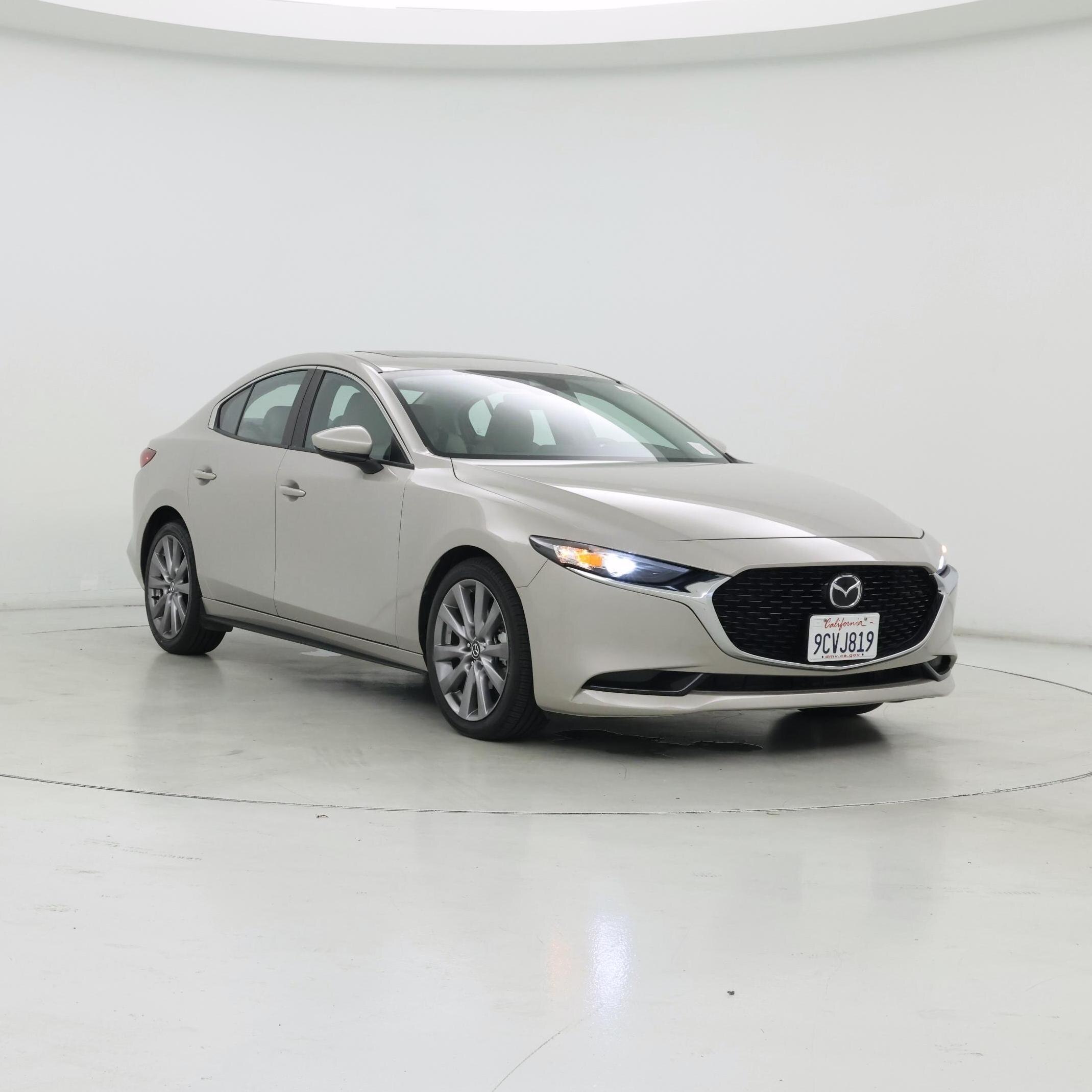 Silver 2022 Mazda MAZDA3 Sedan Front-Wheel Drive Automatic