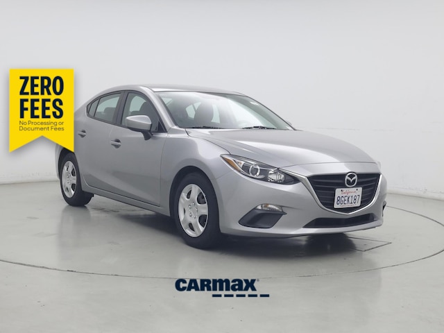 Silver 2015 Mazda MAZDA3 Sedan Front-Wheel Drive Manual