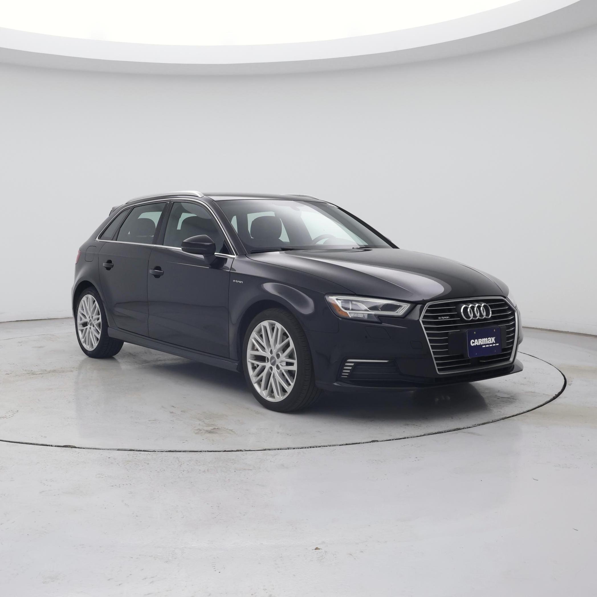 Black 2018 Audi A3 Sportback Wagon Front-Wheel Drive Automatic