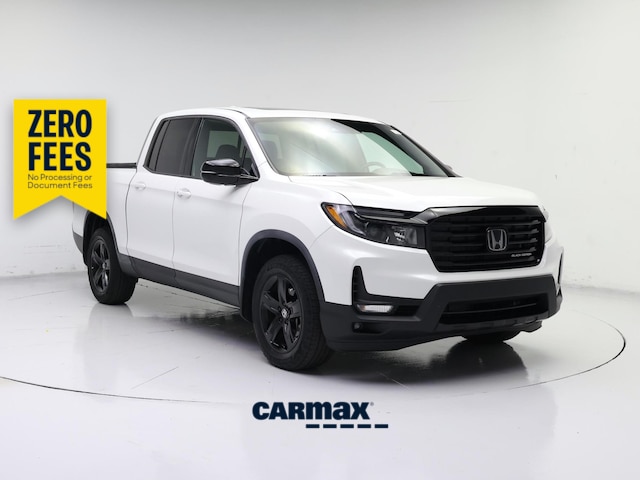 White 2022 Honda Ridgeline Pickup Truck All-Wheel Drive Automatic