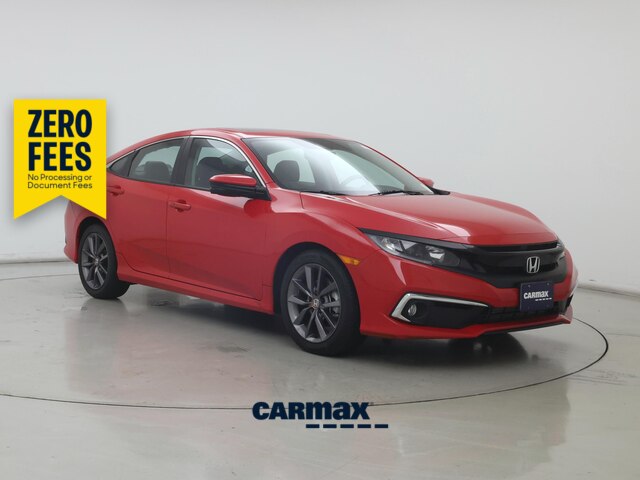 Red 2020 Honda Civic Sedan Front-Wheel Drive Automatic