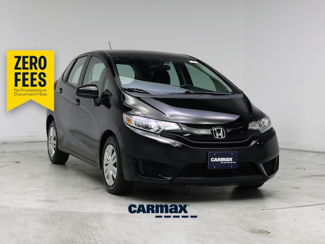 Black 2015 Honda Fit Hatchback Front-Wheel Drive Automatic