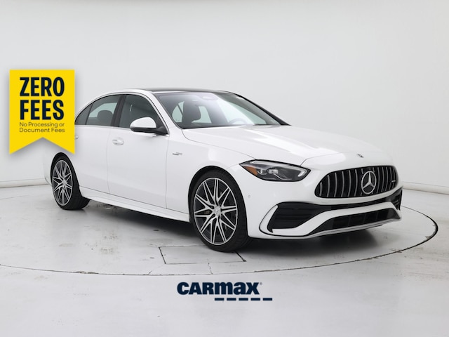 White 2023 Mercedes-Benz C-Class Convertible All-Wheel Drive Automatic