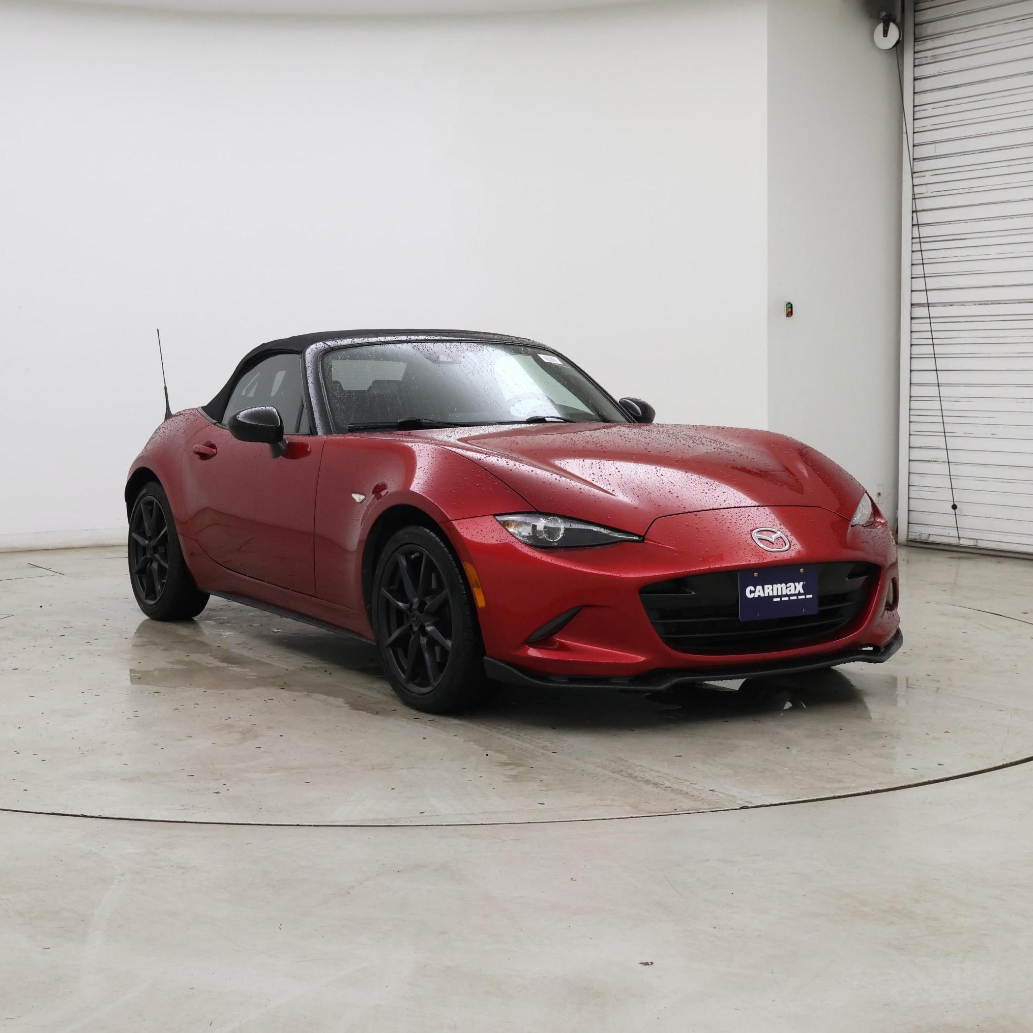 Red 2020 Mazda MX-5 Miata Convertible Rear-Wheel Drive Automatic
