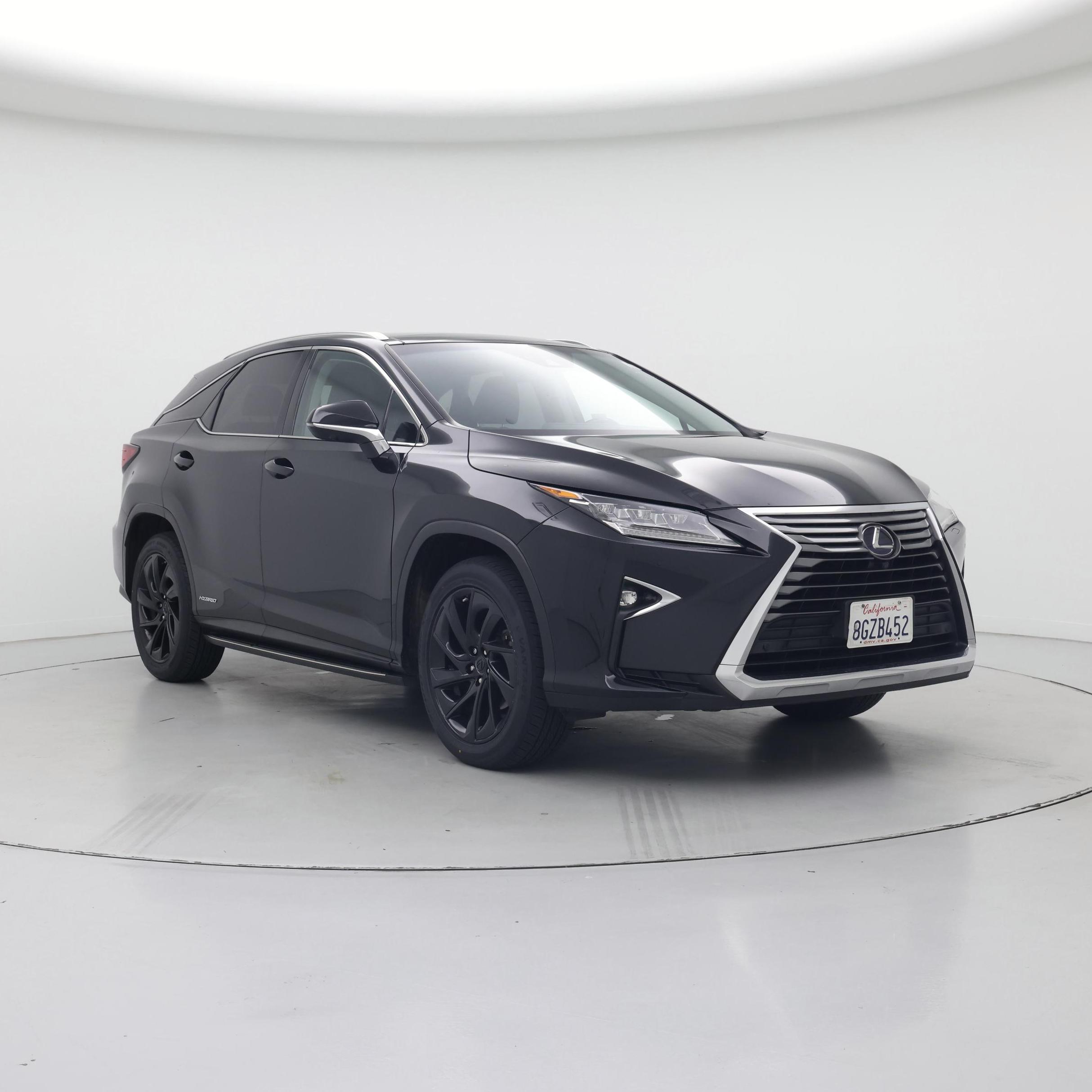 Black 2018 Lexus RX Hybrid SUV / Crossover All-Wheel Drive Automatic