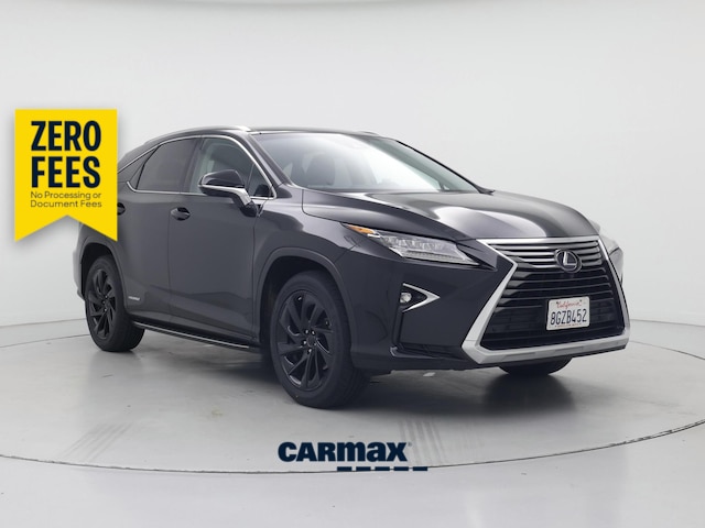 Black 2018 Lexus RX Hybrid SUV / Crossover All-Wheel Drive Automatic