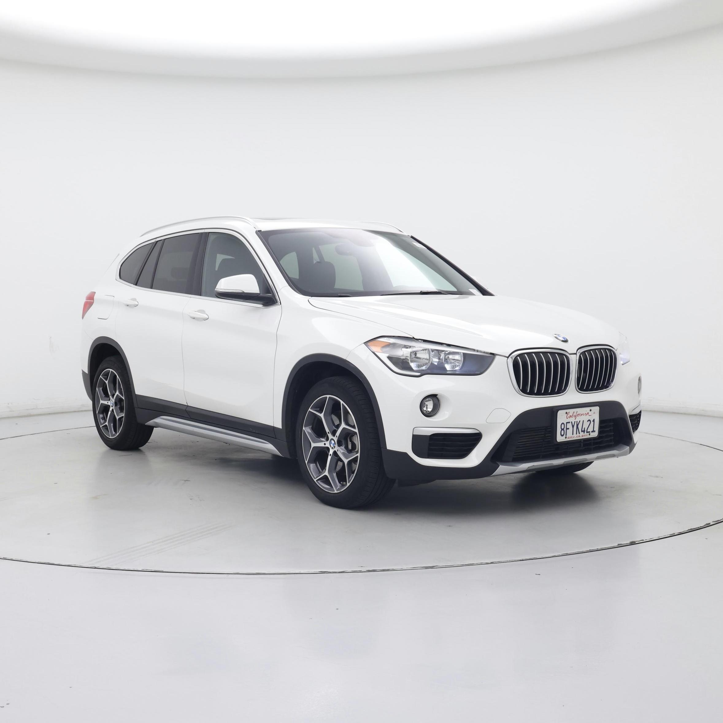 White 2018 BMW X1 SUV / Crossover Front-Wheel Drive Automatic