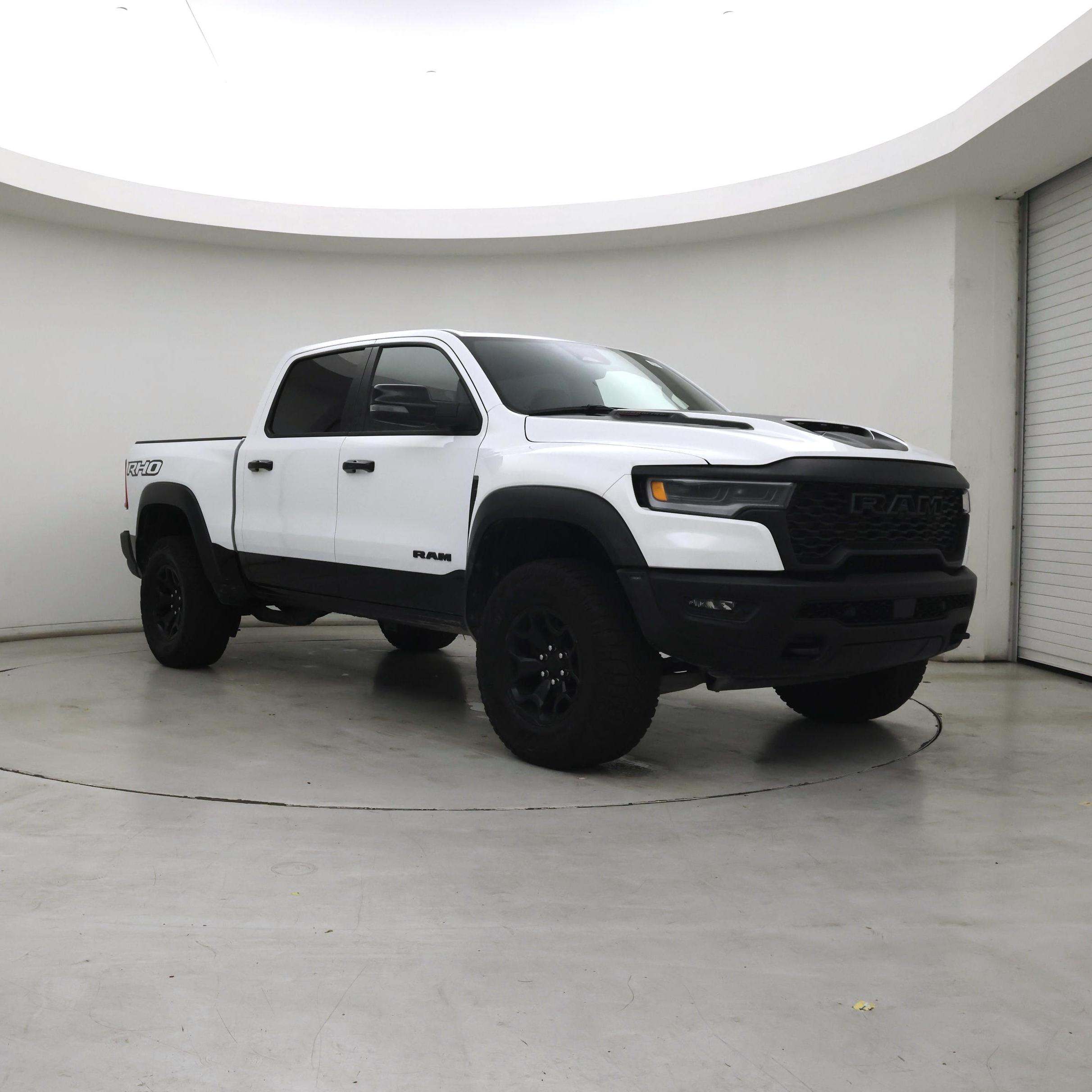White 2025 RAM 1500 Pickup Truck All-Wheel Drive Automatic