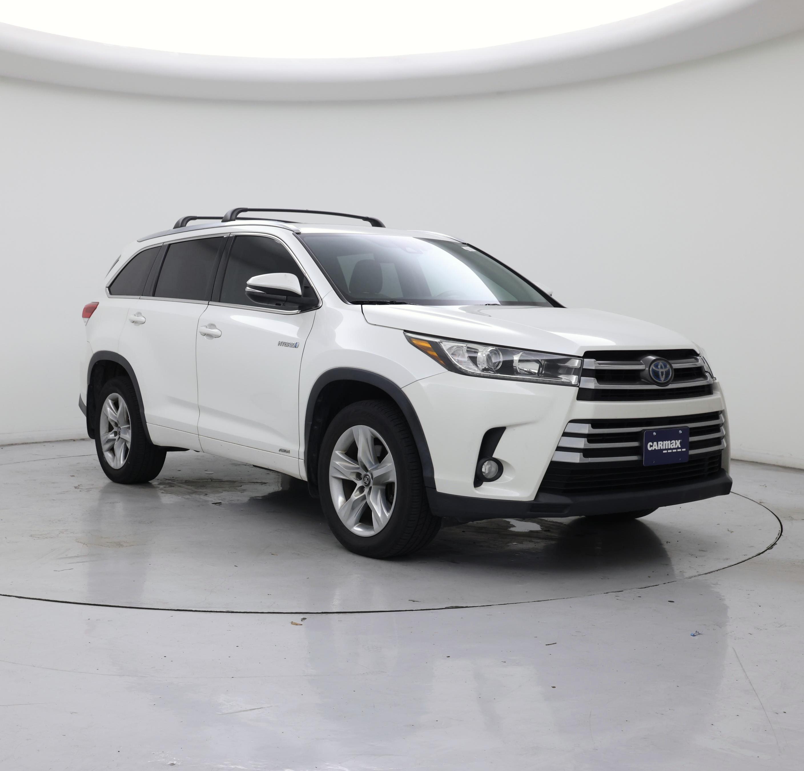 White 2018 Toyota Highlander Hybrid SUV / Crossover All-Wheel Drive Automatic