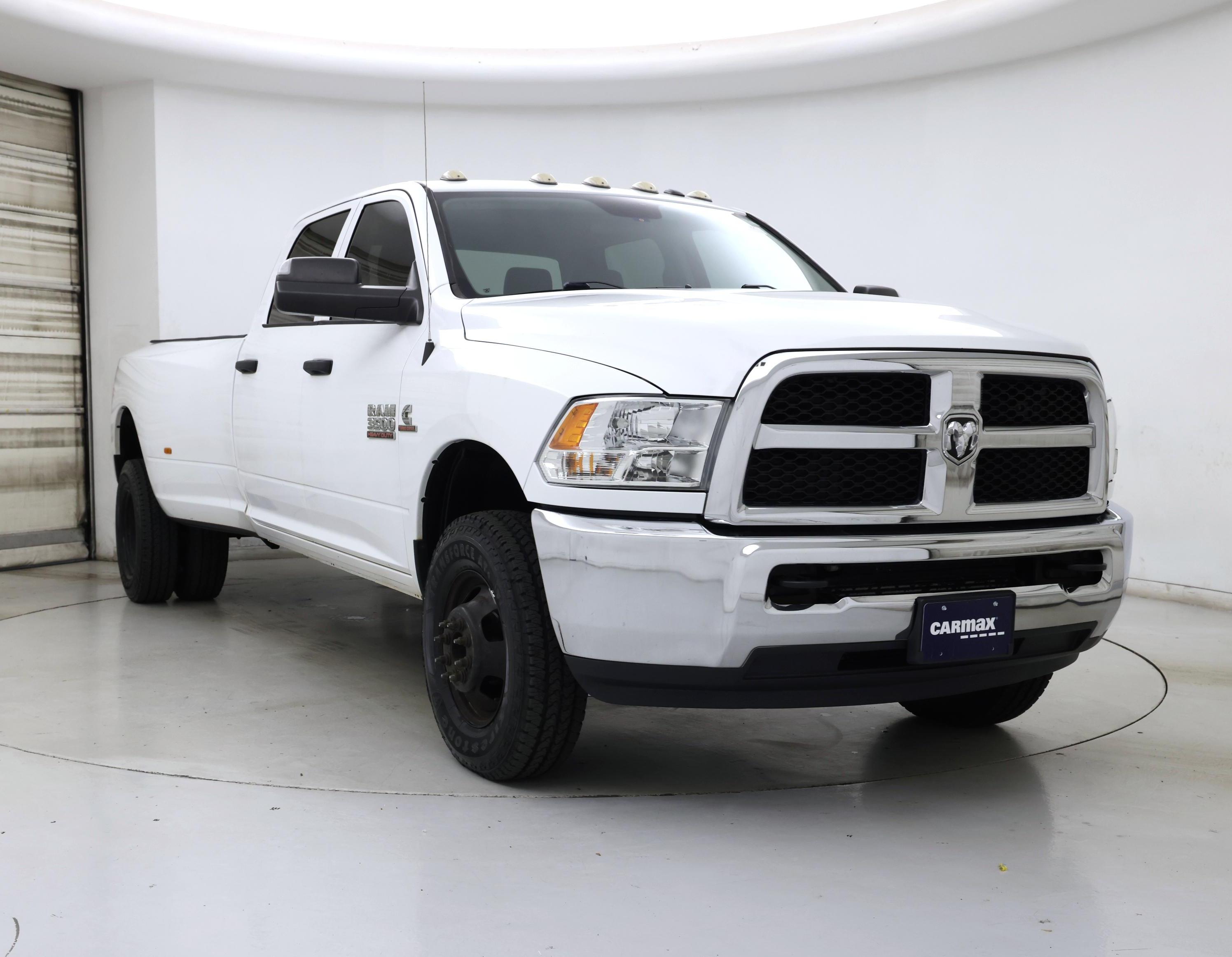 White 2018 RAM 3500 Pickup Truck Four-Wheel Drive Automatic