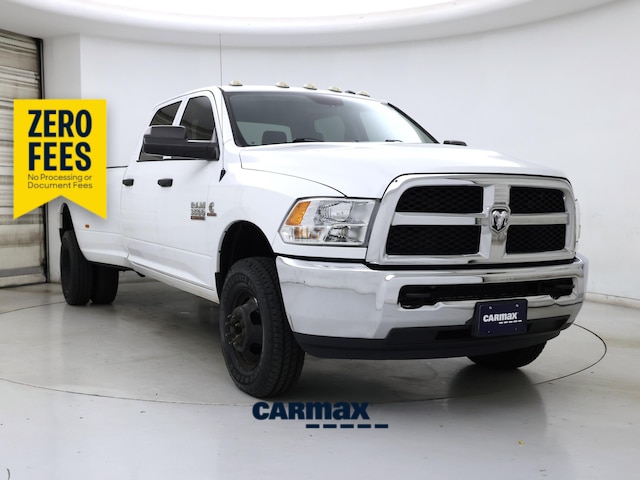 White 2018 RAM 3500 Pickup Truck Four-Wheel Drive Automatic
