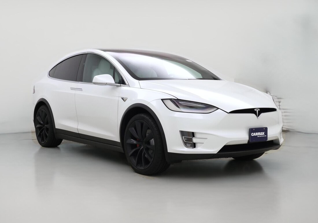2020 Tesla Model X Performance in White — CarMax photo