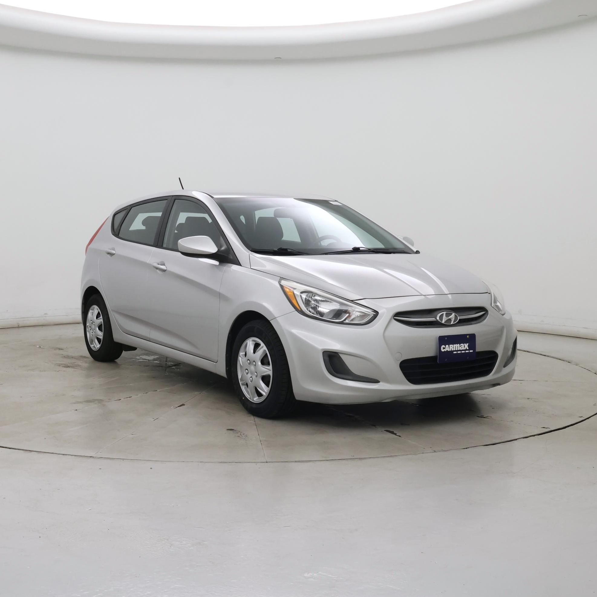 Silver 2017 Hyundai Accent Hatchback Front-Wheel Drive Automatic
