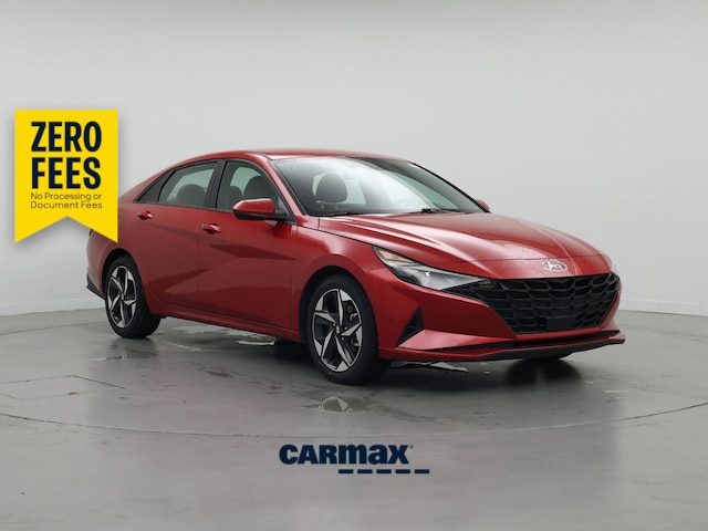 Red 2023 Hyundai Elantra Sedan Front-Wheel Drive Automatic