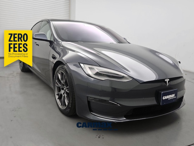 Gray 2021 Tesla Model S Sedan All-Wheel Drive Automatic