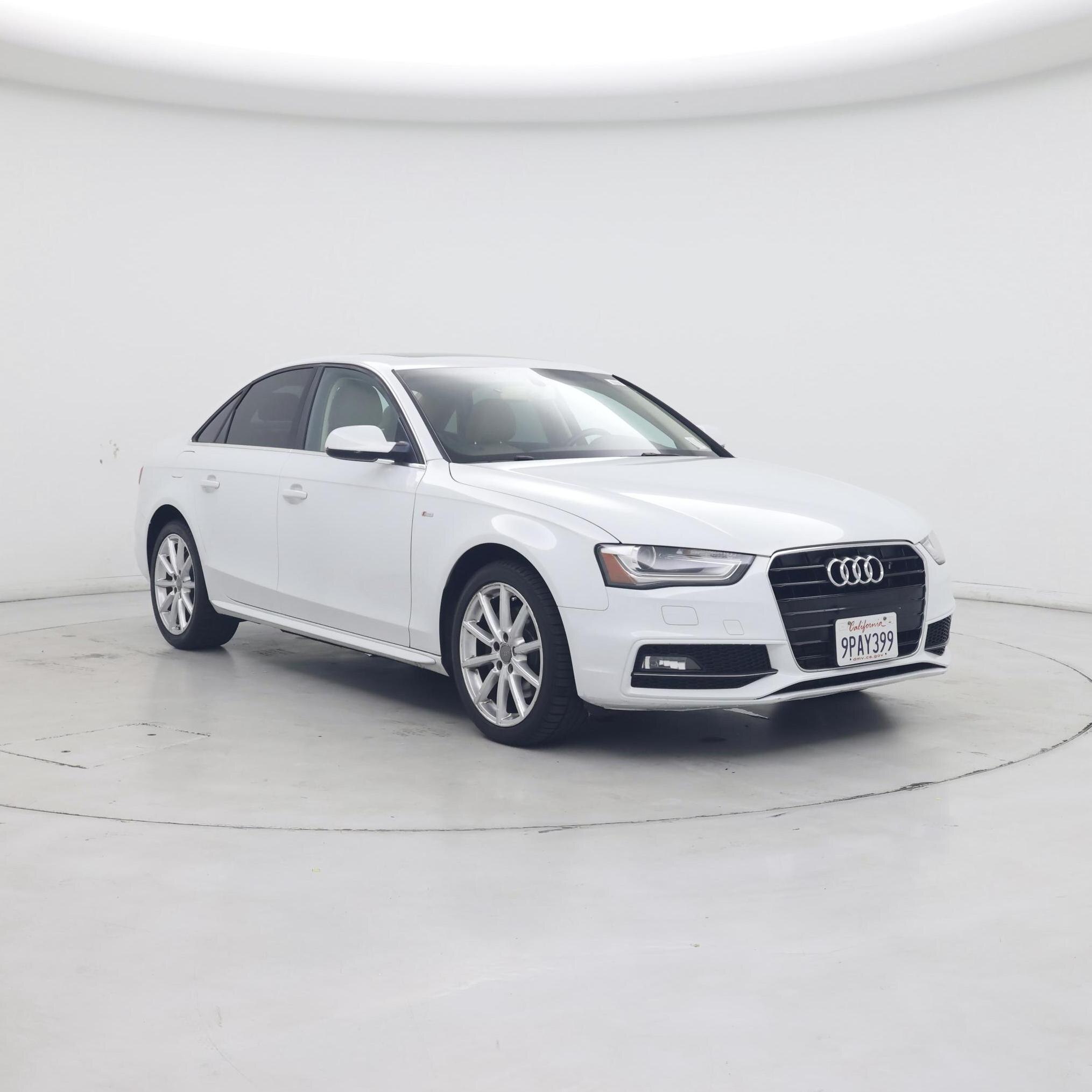 White 2016 Audi A4 Sedan Front-Wheel Drive Automatic