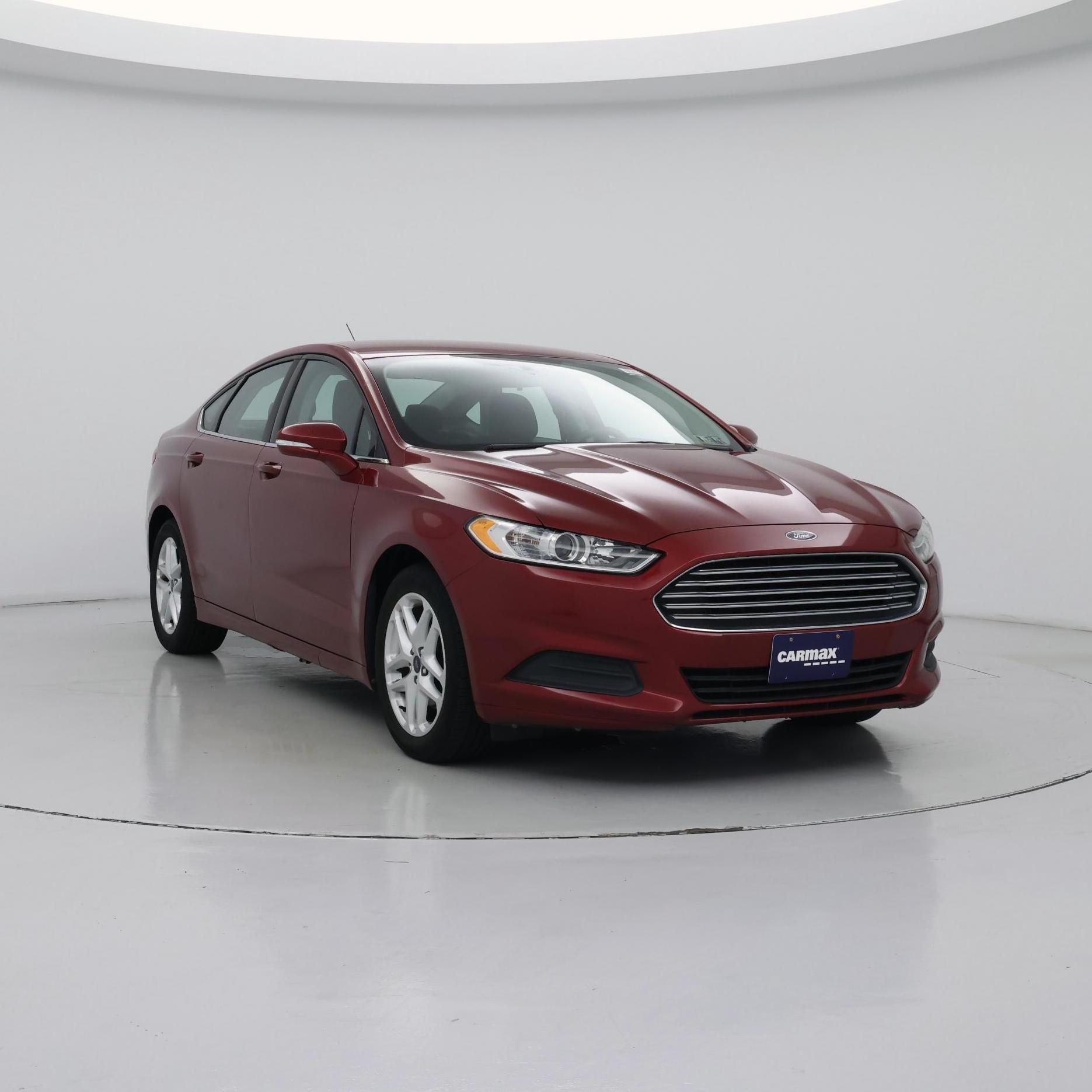 Red 2014 Ford Fusion Sedan Front-Wheel Drive Automatic
