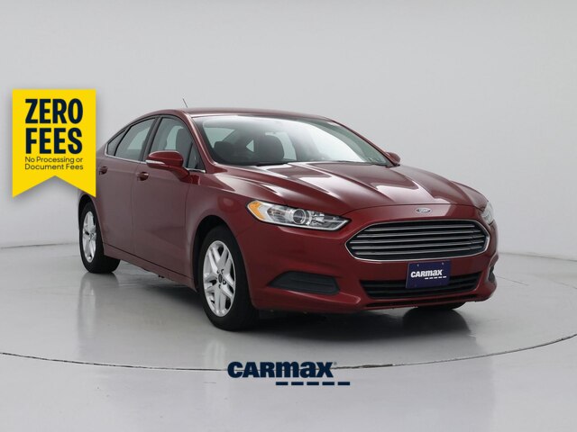 Red 2014 Ford Fusion Sedan Front-Wheel Drive Automatic