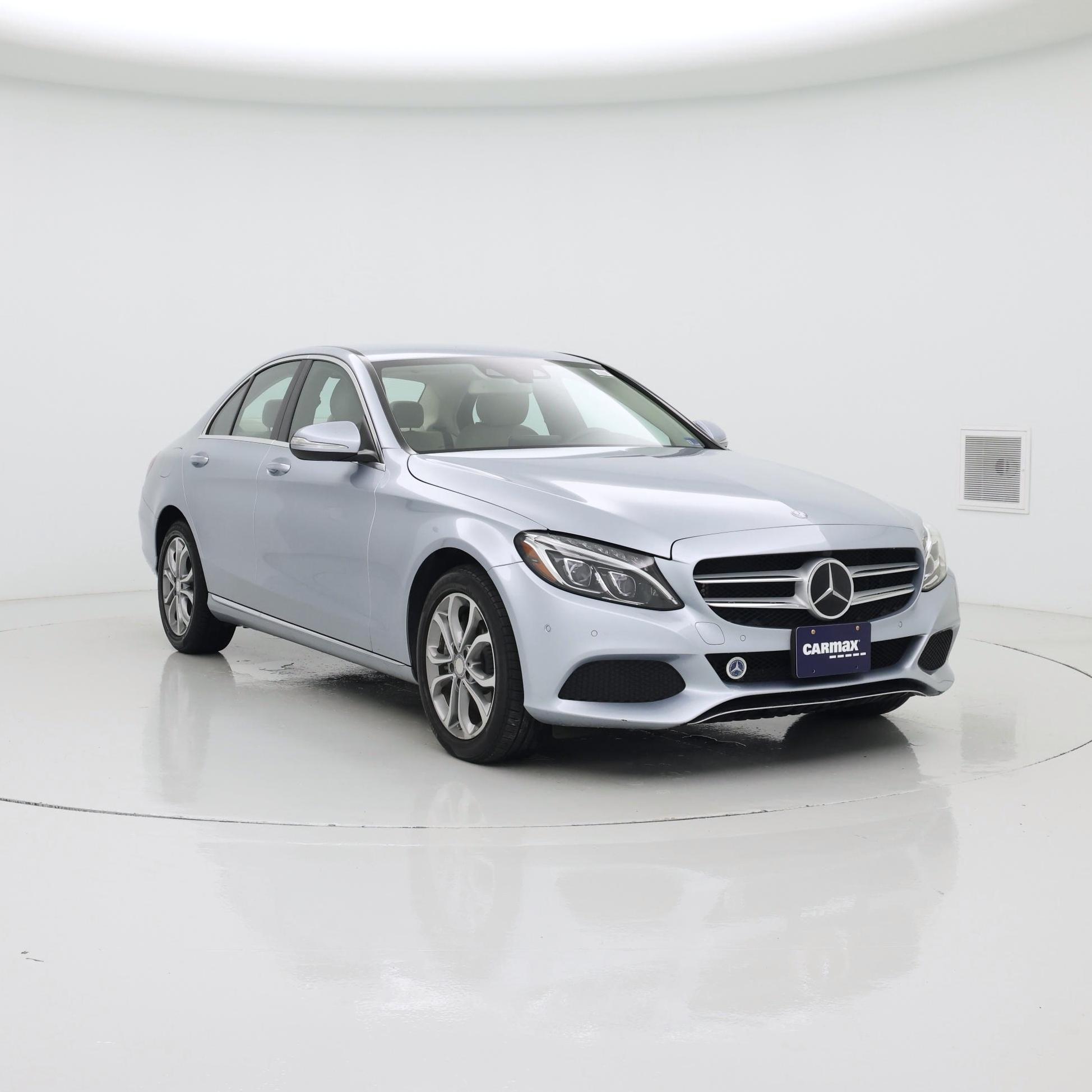 Silver 2015 Mercedes-Benz C-Class Sedan All-Wheel Drive Automatic