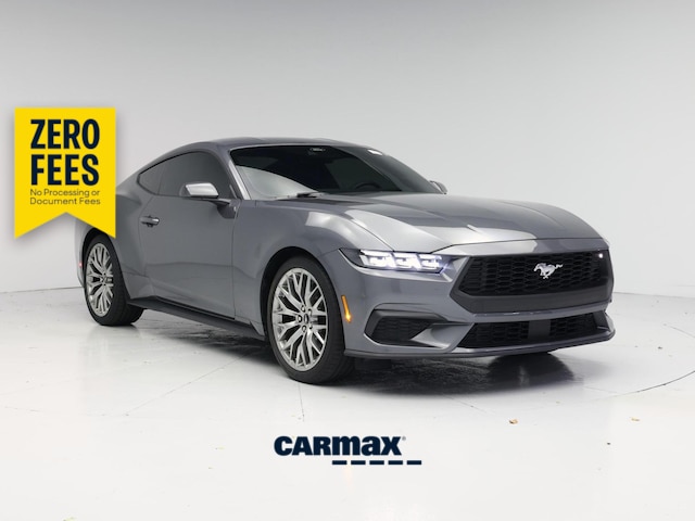 Silver 2024 Ford Mustang Coupe Rear-Wheel Drive Automatic