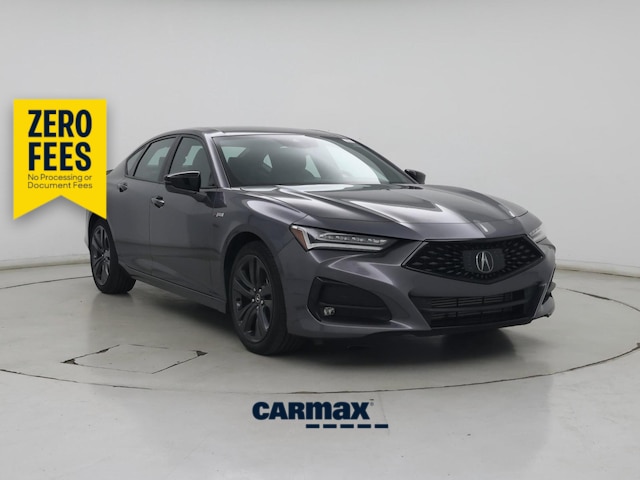 Gray 2022 Acura TLX Sedan All-Wheel Drive Automatic
