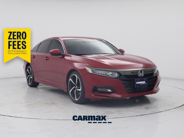 Red 2020 Honda Accord Sedan Front-Wheel Drive Automatic
