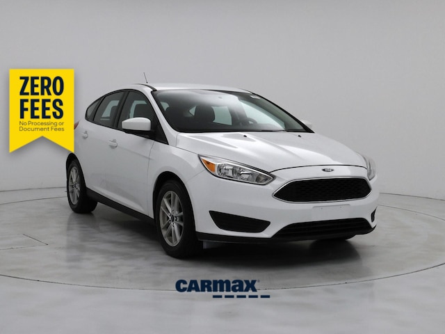 White 2018 Ford Focus Hatchback Front-Wheel Drive Automatic