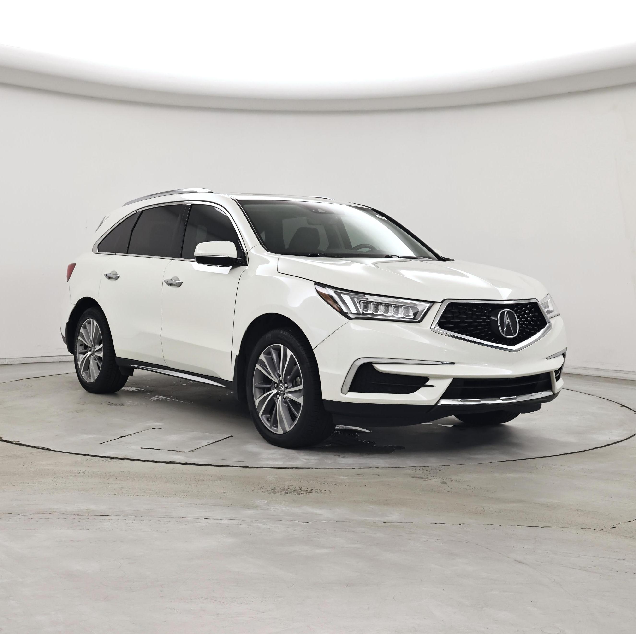 White 2018 Acura MDX SUV / Crossover Front-Wheel Drive Automatic