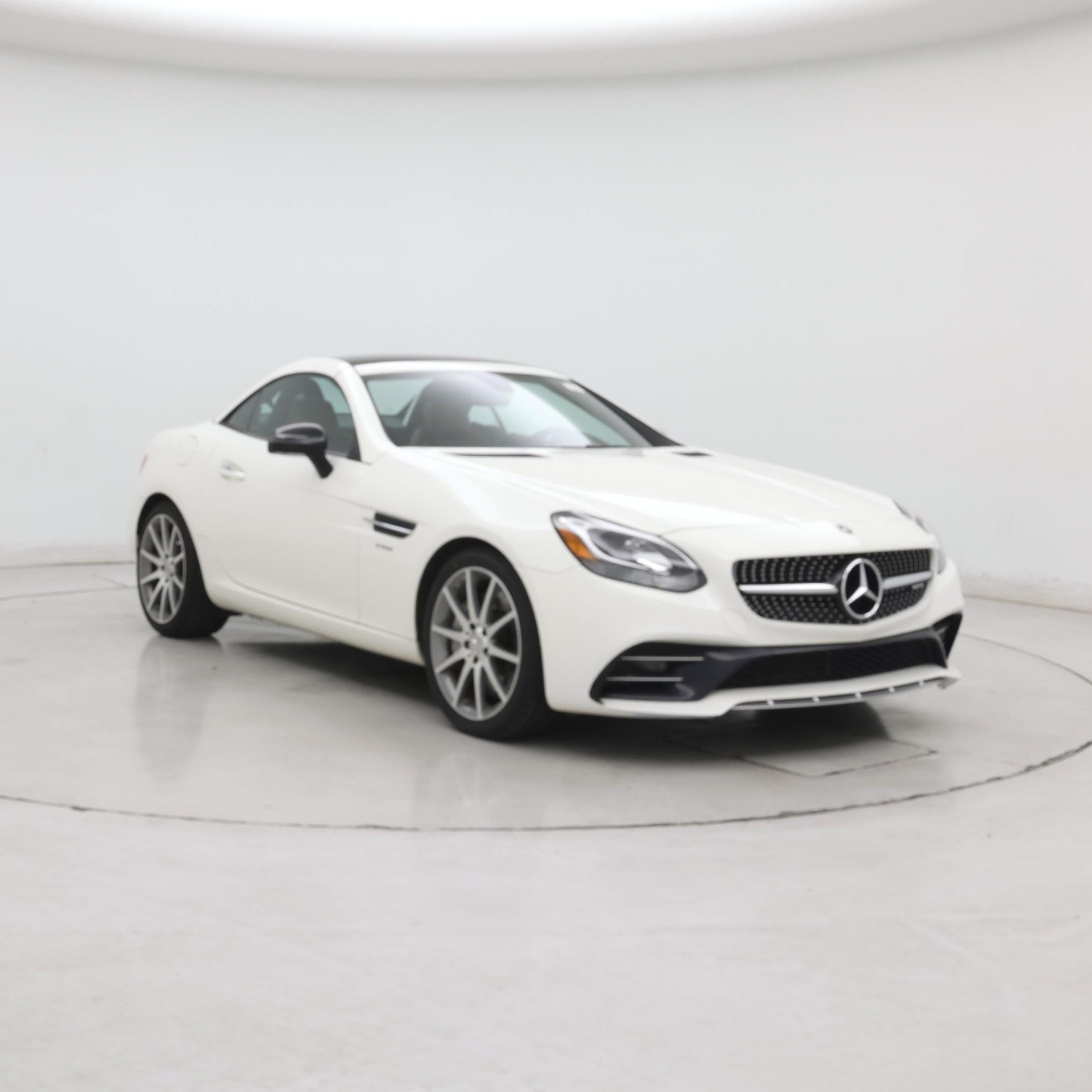 White 2018 Mercedes-Benz SLC Convertible Rear-Wheel Drive Automatic