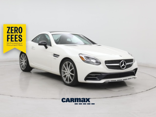 White 2018 Mercedes-Benz SLC Convertible Rear-Wheel Drive Automatic
