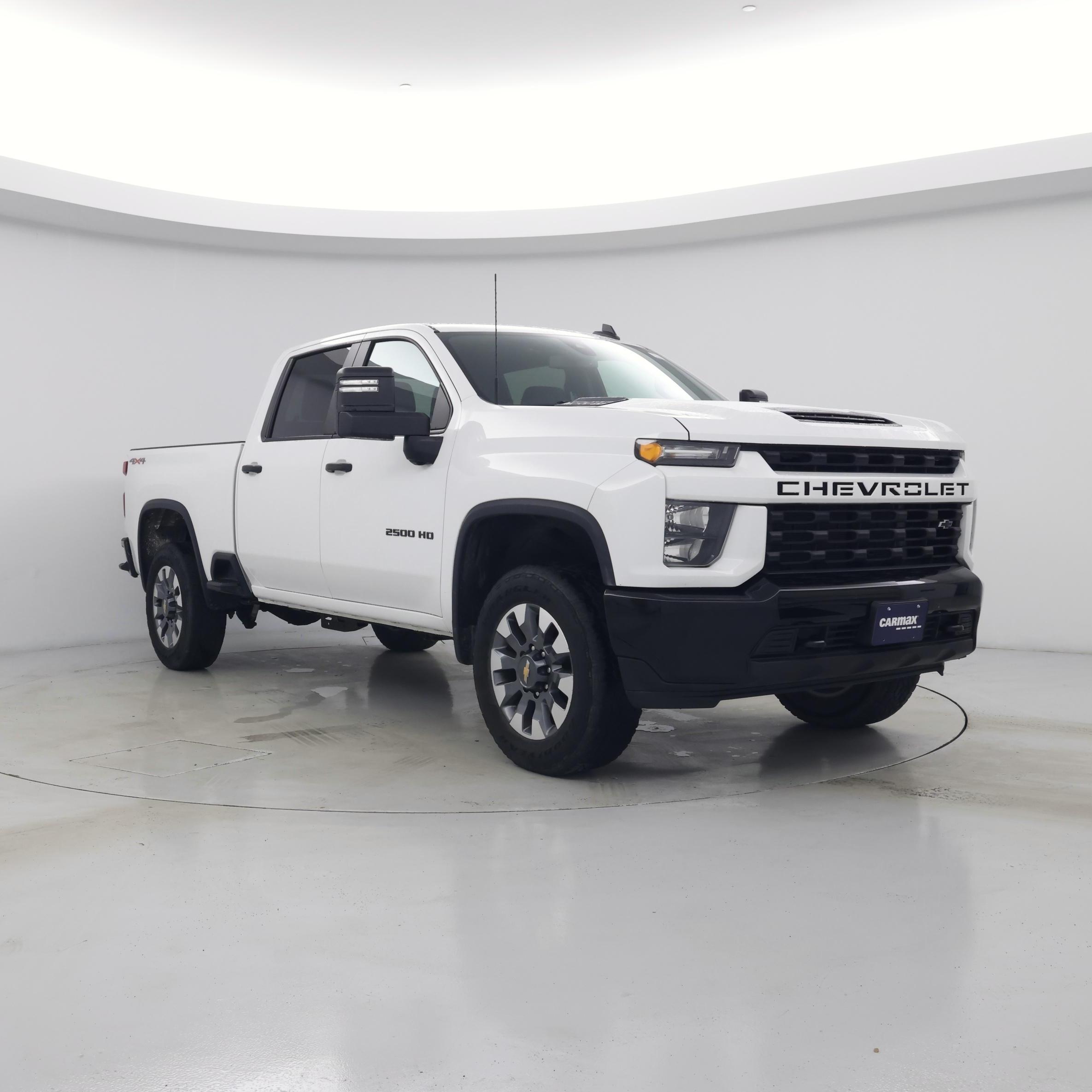White 2022 Chevrolet Silverado 2500HD Pickup Truck Four-Wheel Drive Automatic