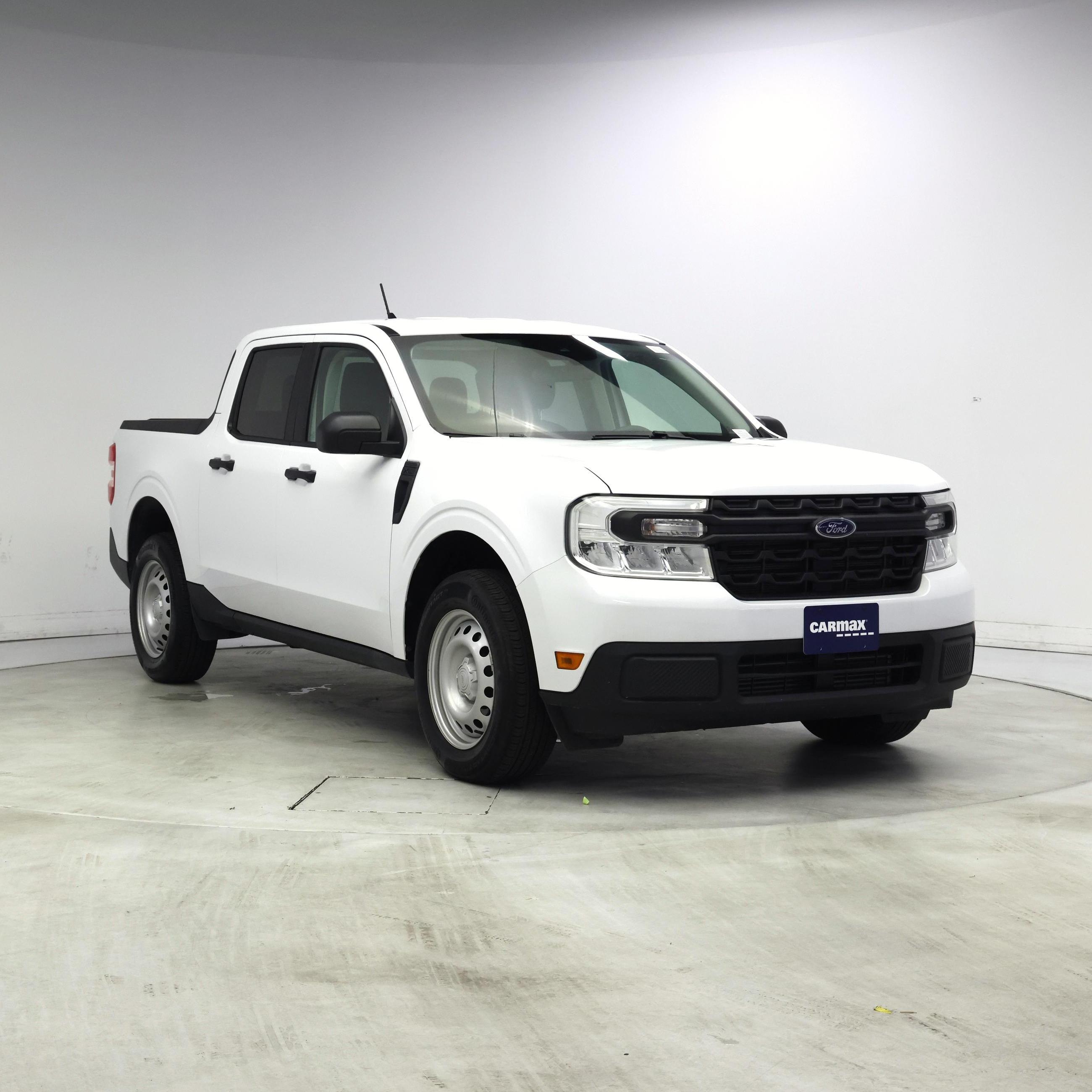 White 2024 Ford Maverick Pickup Truck Front-Wheel Drive Automatic