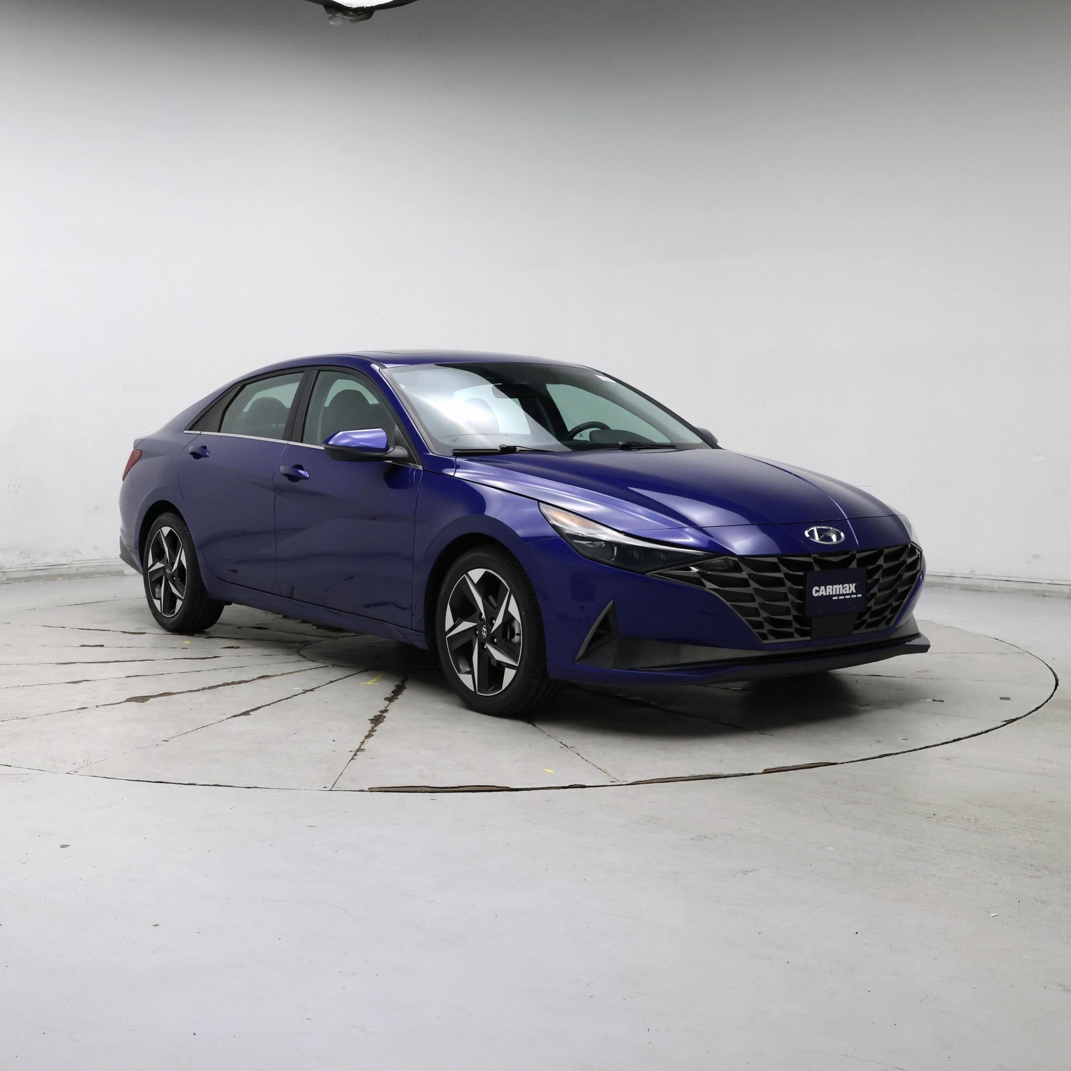 Blue 2021 Hyundai Elantra Sedan Front-Wheel Drive Automatic