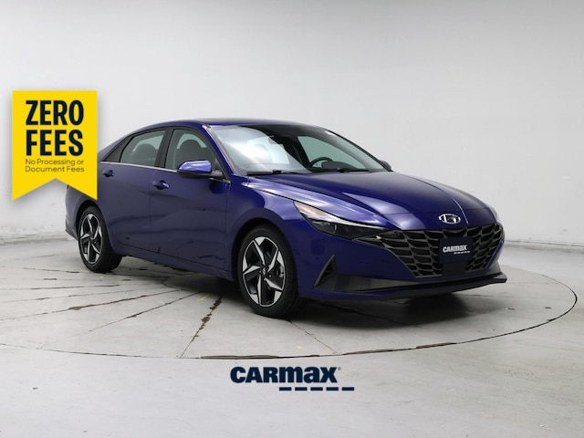 Blue 2021 Hyundai Elantra Sedan Front-Wheel Drive Automatic