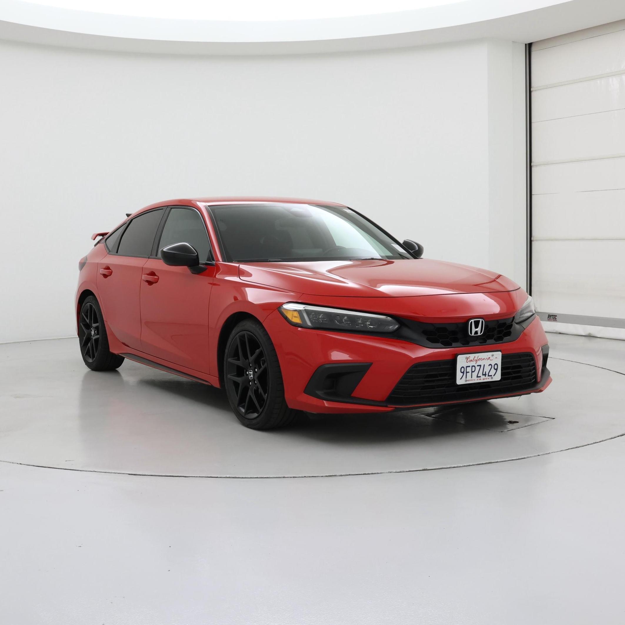 Red 2023 Honda Civic Hatchback Hatchback Front-Wheel Drive Automatic