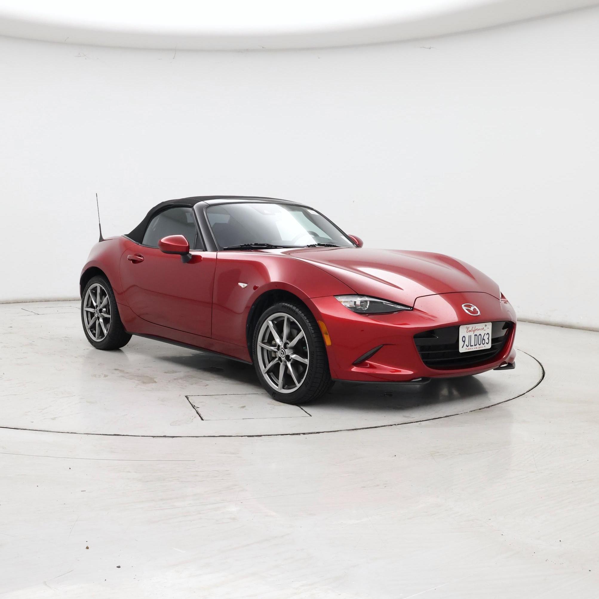 Red 2023 Mazda MX-5 Miata Convertible Rear-Wheel Drive Manual