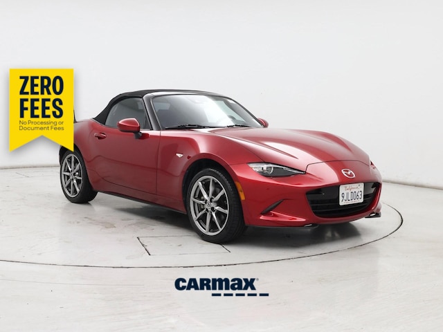 Red 2023 Mazda MX-5 Miata Convertible Rear-Wheel Drive Manual