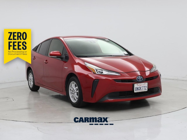 Red 2019 Toyota Prius Hatchback Front-Wheel Drive Automatic