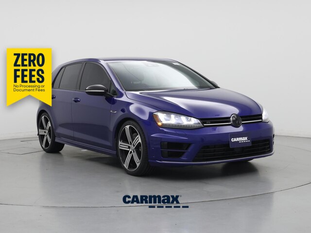 Blue 2016 Volkswagen Golf R Hatchback All-Wheel Drive Automatic