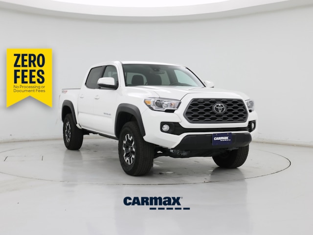 White 2023 Toyota Tacoma Pickup Truck Four-Wheel Drive Automatic