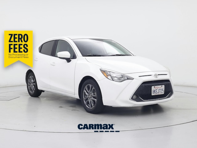 White 2019 Toyota Yaris Sedan Front-Wheel Drive Automatic
