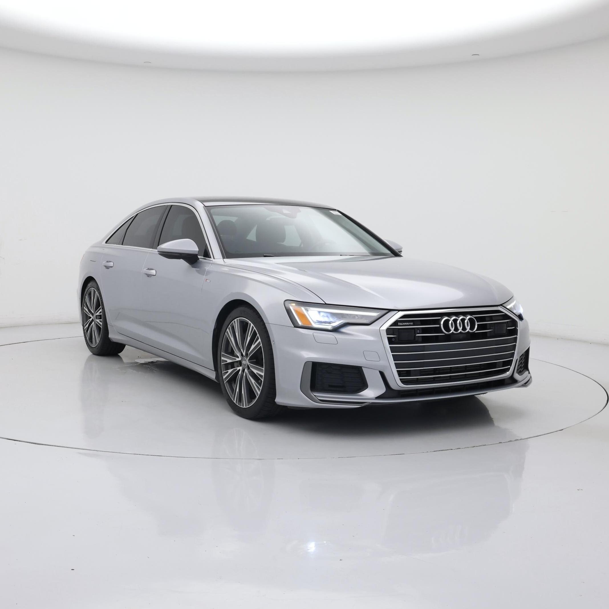 Silver 2019 Audi A6 Sedan All-Wheel Drive Automatic