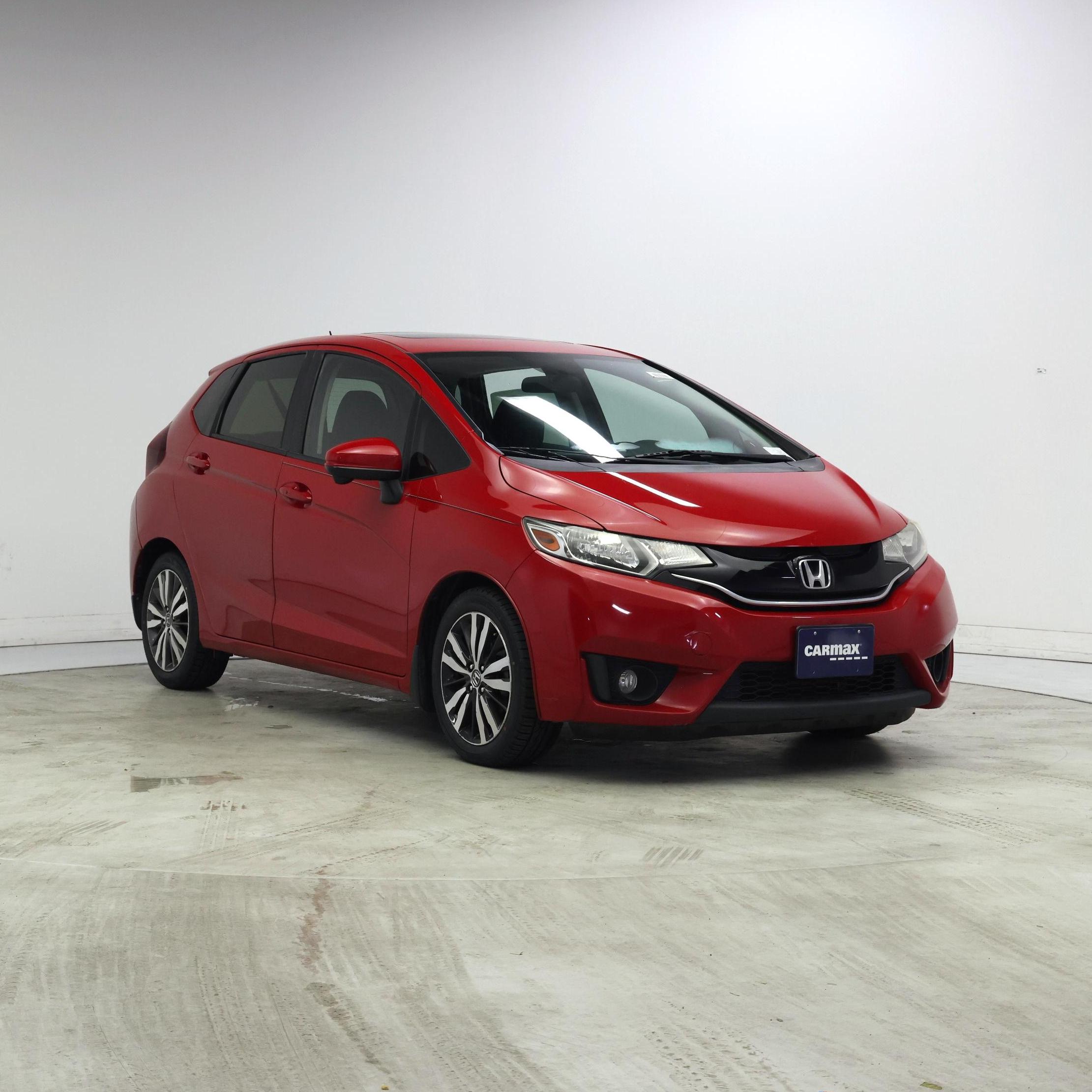 Red 2016 Honda Fit Hatchback Front-Wheel Drive Automatic