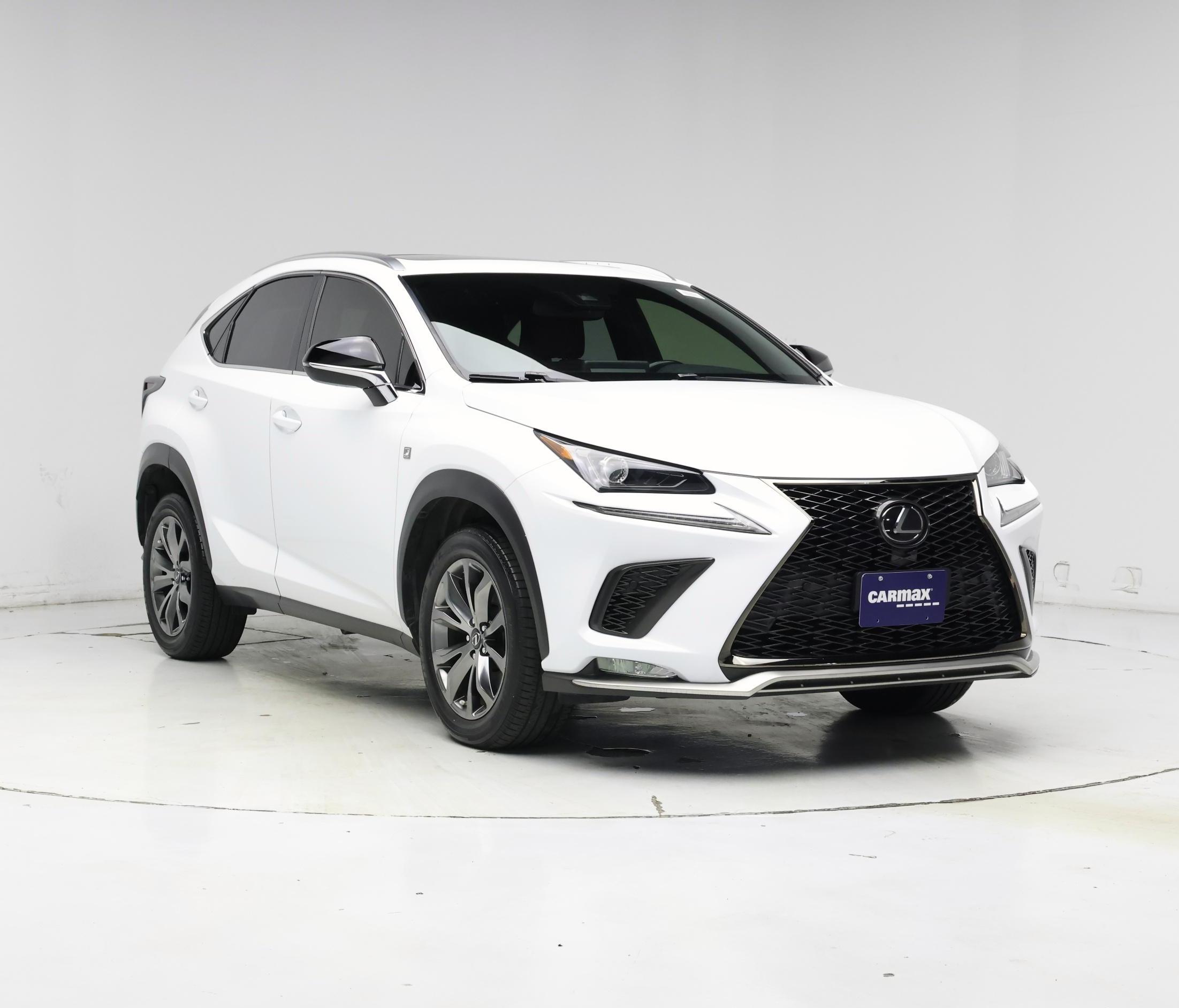 White 2020 Lexus NX SUV / Crossover Front-Wheel Drive Automatic