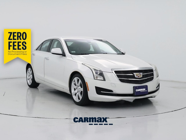 White 2015 Cadillac ATS Sedan Rear-Wheel Drive Automatic