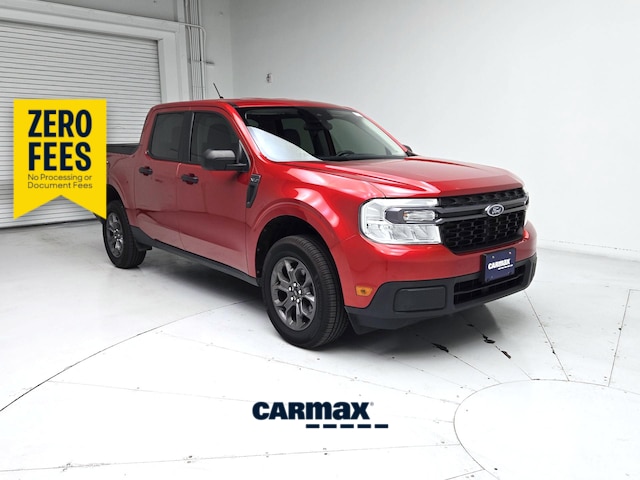 Red 2023 Ford Maverick Pickup Truck Front-Wheel Drive Automatic