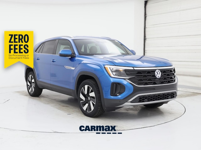 Blue 2024 Volkswagen Atlas Cross Sport SUV / Crossover Front-Wheel Drive Automatic