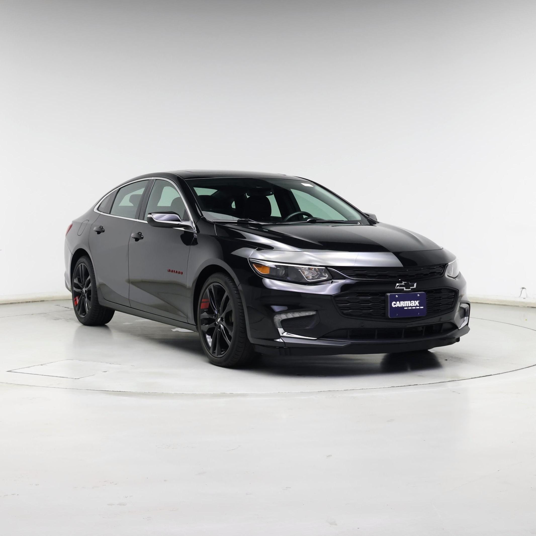 Black 2018 Chevrolet Malibu Sedan Front-Wheel Drive Automatic
